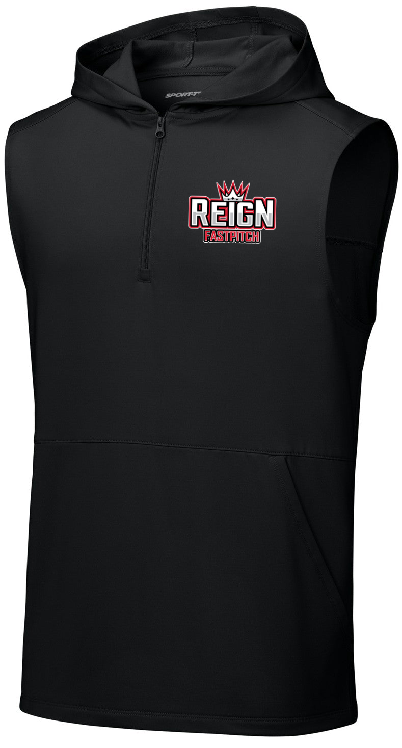 Sport-Wick Stretch Sleeveless Hooded 1/4-Zip