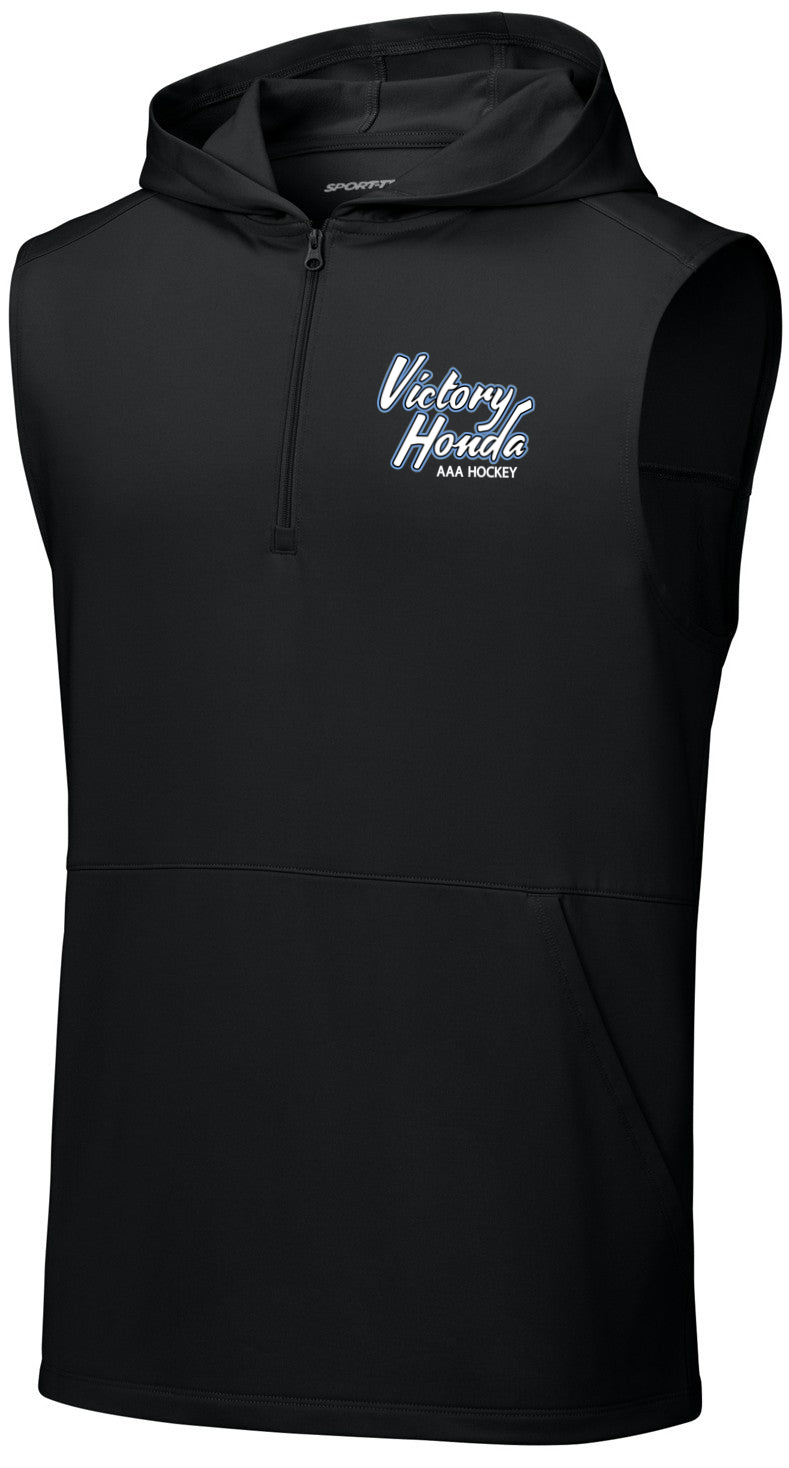 Sport-Wick Stretch Sleeveless Hooded 1/4-Zip