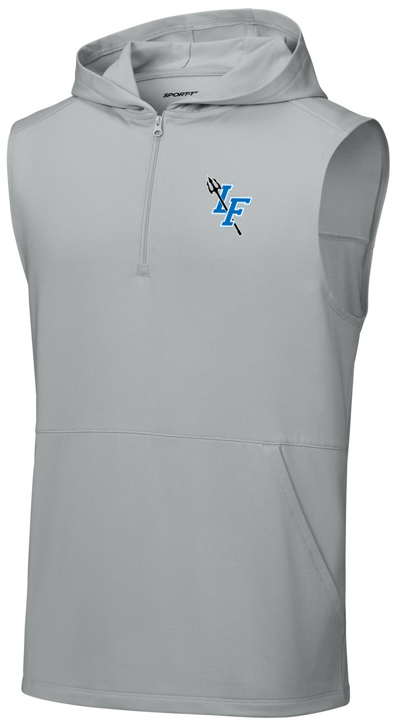 Sport-Wick Stretch Sleeveless Hooded 1/4-Zip