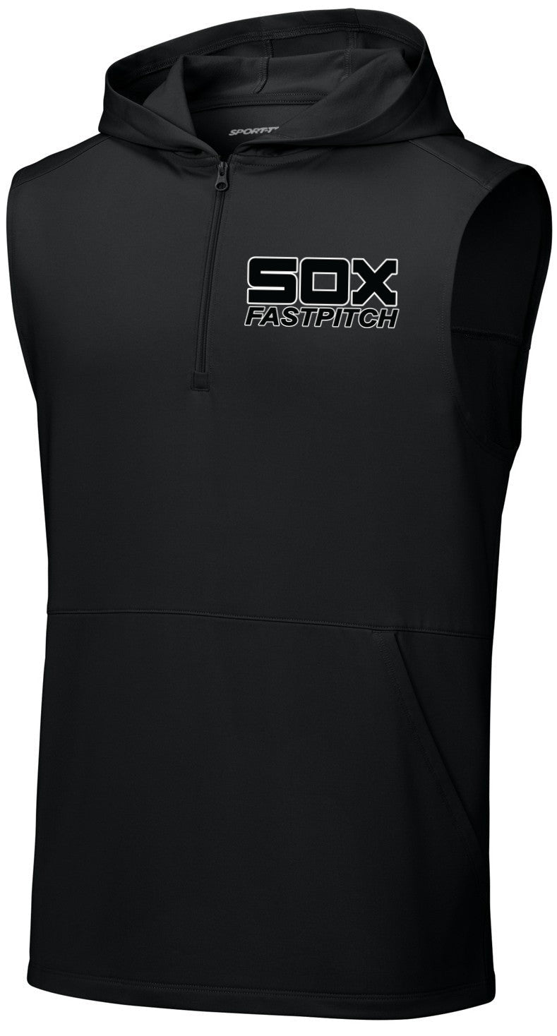 Sport-Wick Stretch Sleeveless Hooded 1/4-Zip