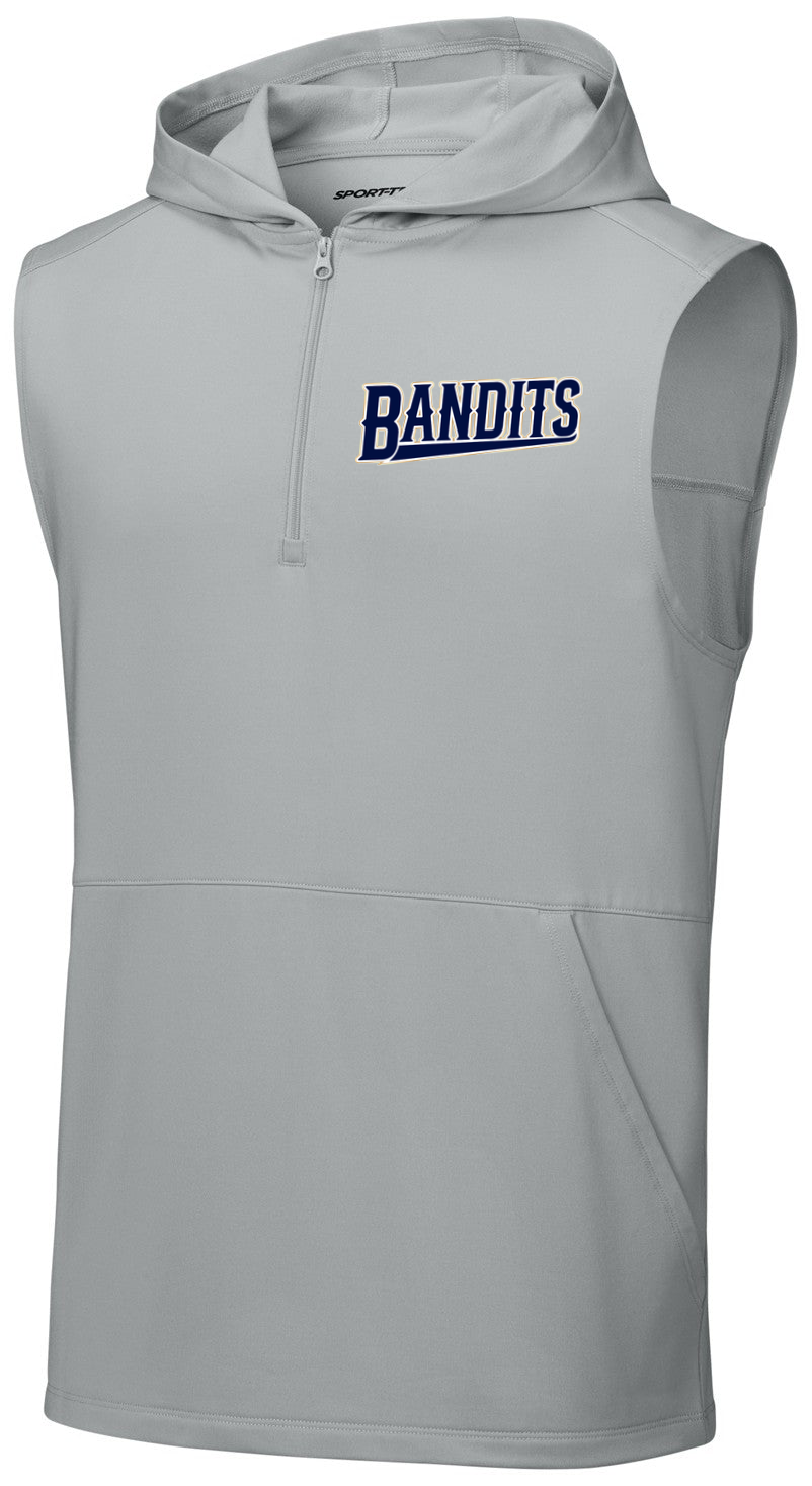 Sport-Wick Stretch Sleeveless Hooded 1/4-Zip