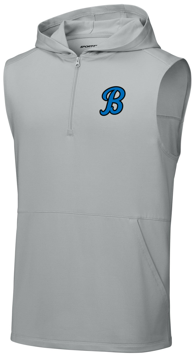 Sport-Wick Stretch Sleeveless Hooded 1/4-Zip