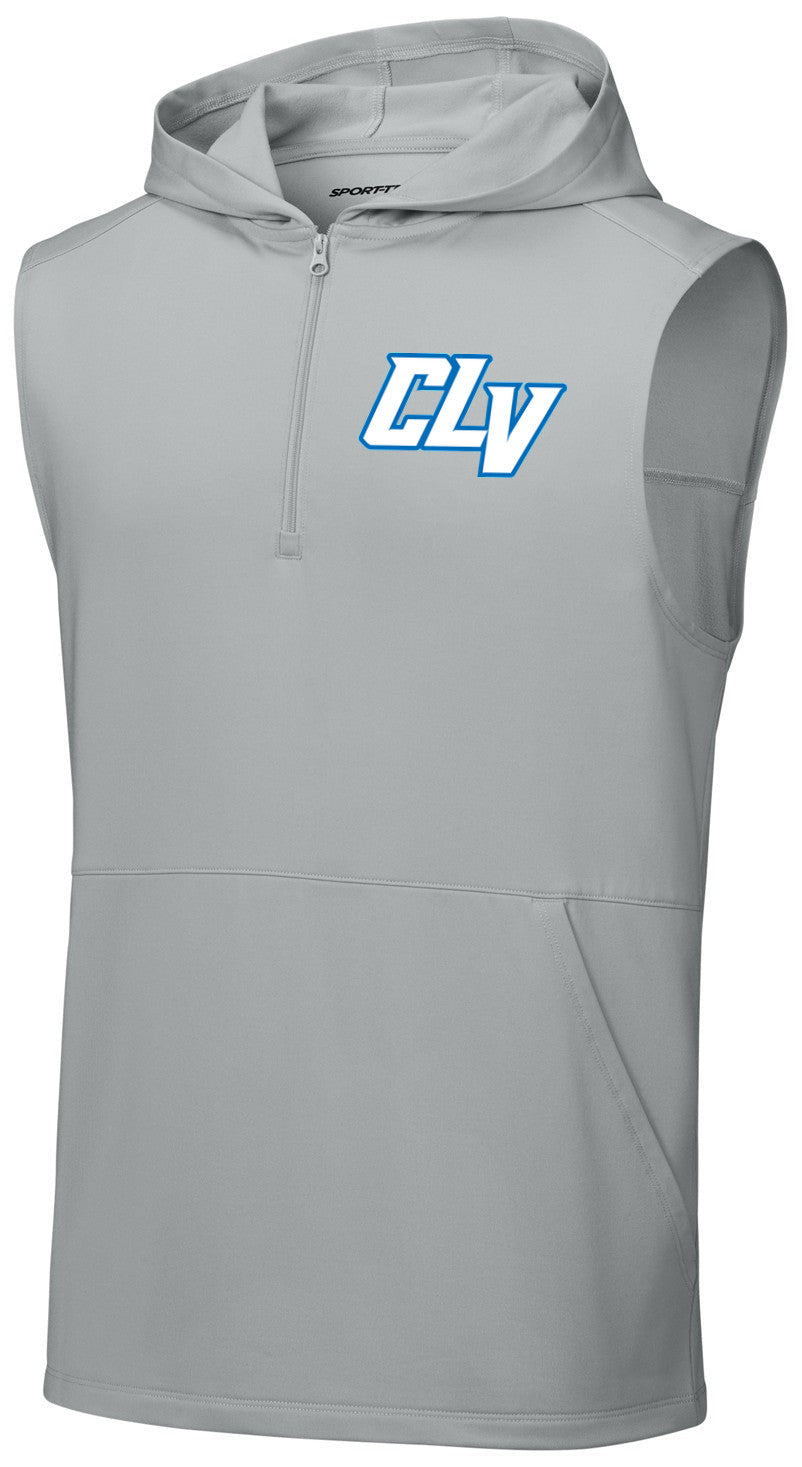 Sport-Wick Stretch Sleeveless Hooded 1/4-Zip