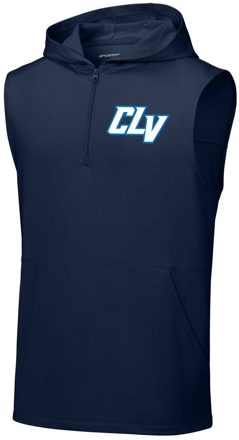 Sport-Wick Stretch Sleeveless Hooded 1/4-Zip