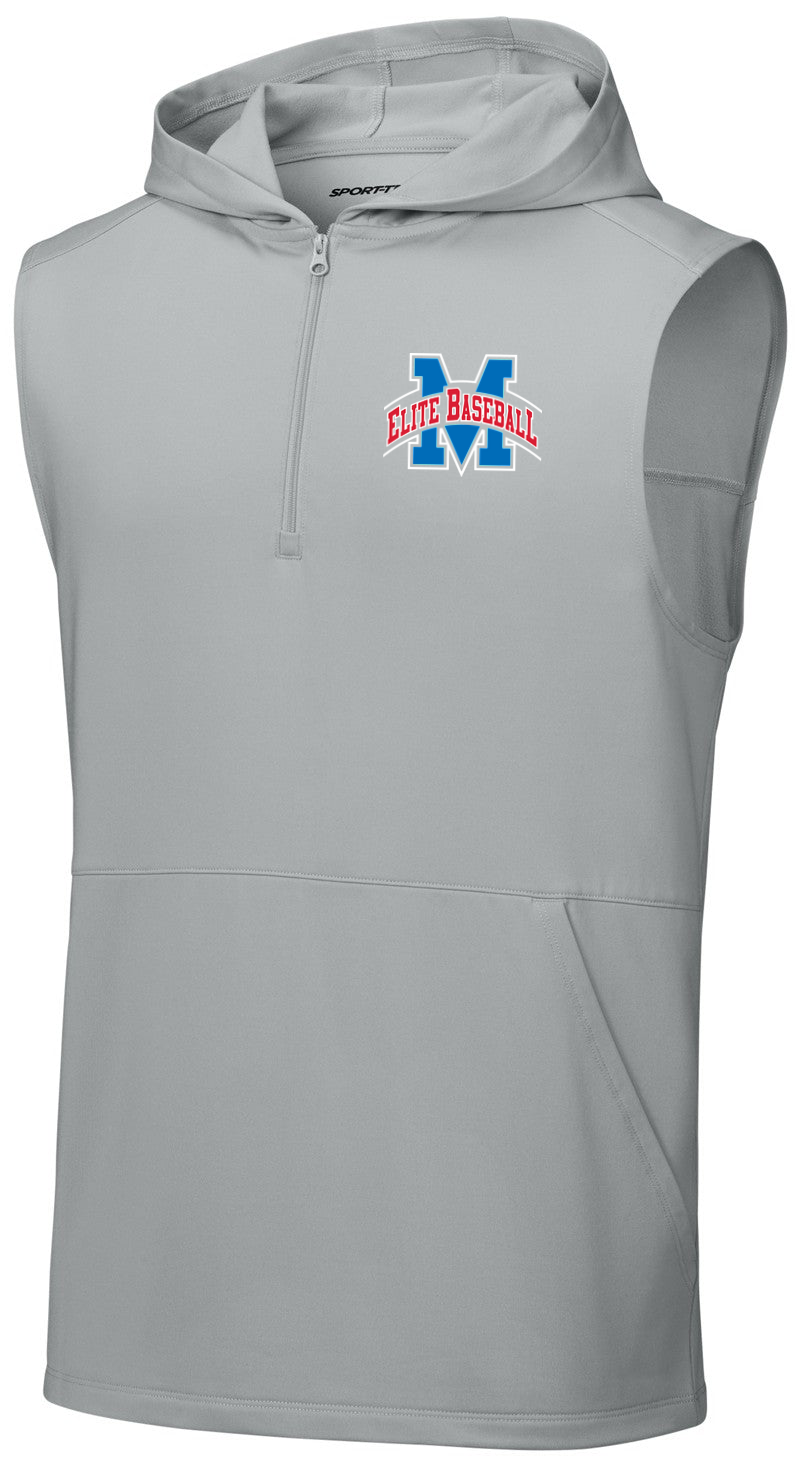 Sport-Wick Stretch Sleeveless Hooded 1/4-Zip