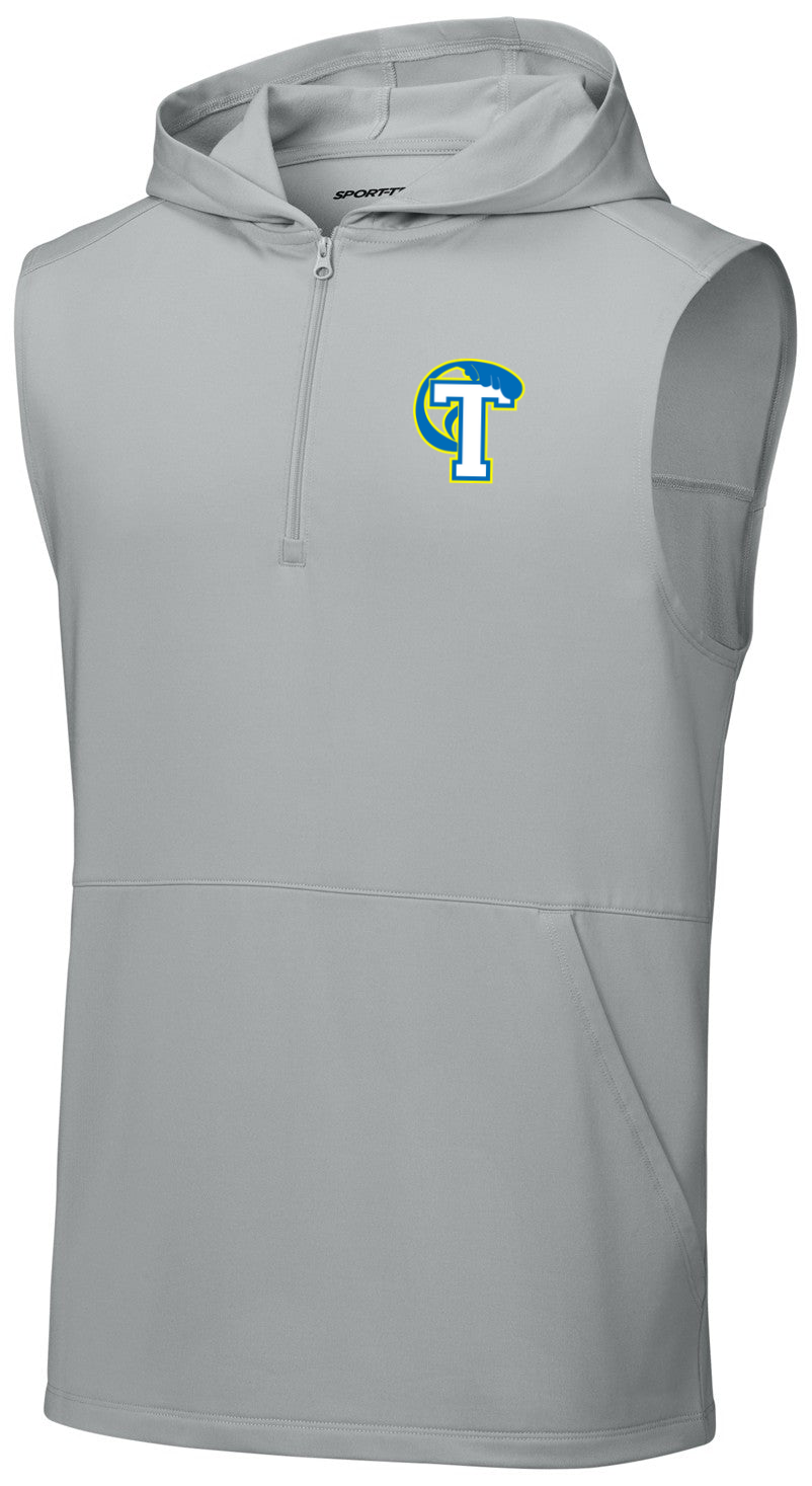 Sport-Wick Stretch Sleeveless Hooded 1/4-Zip