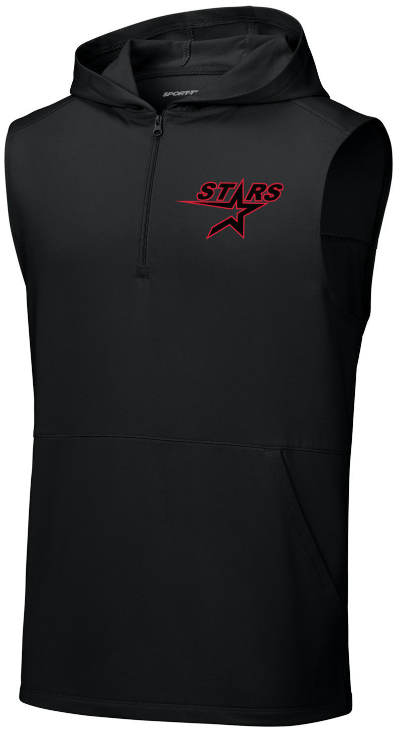 Sport-Wick Stretch Sleeveless Hooded 1/4-Zip
