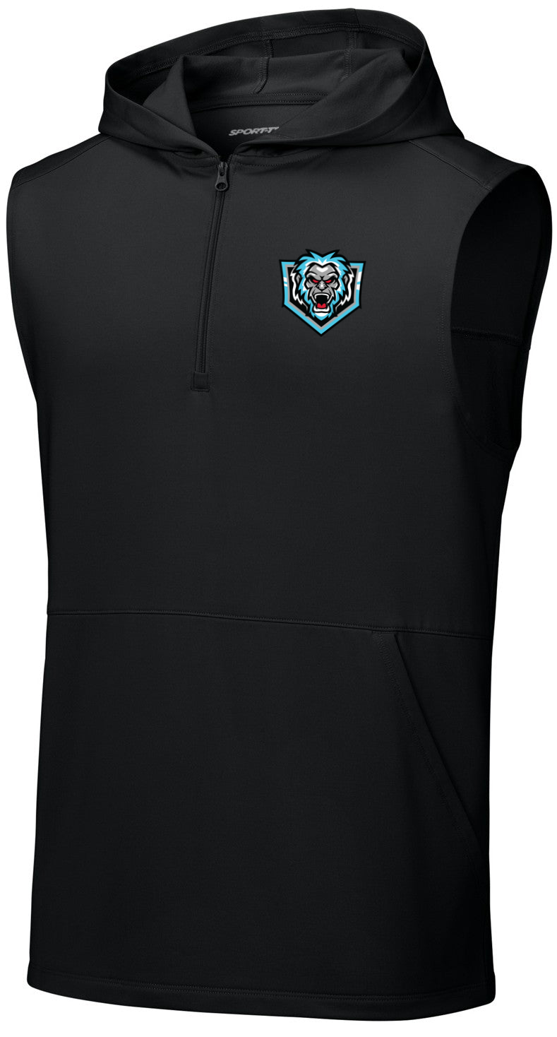 Sport-Wick Stretch Sleeveless Hooded 1/4-Zip