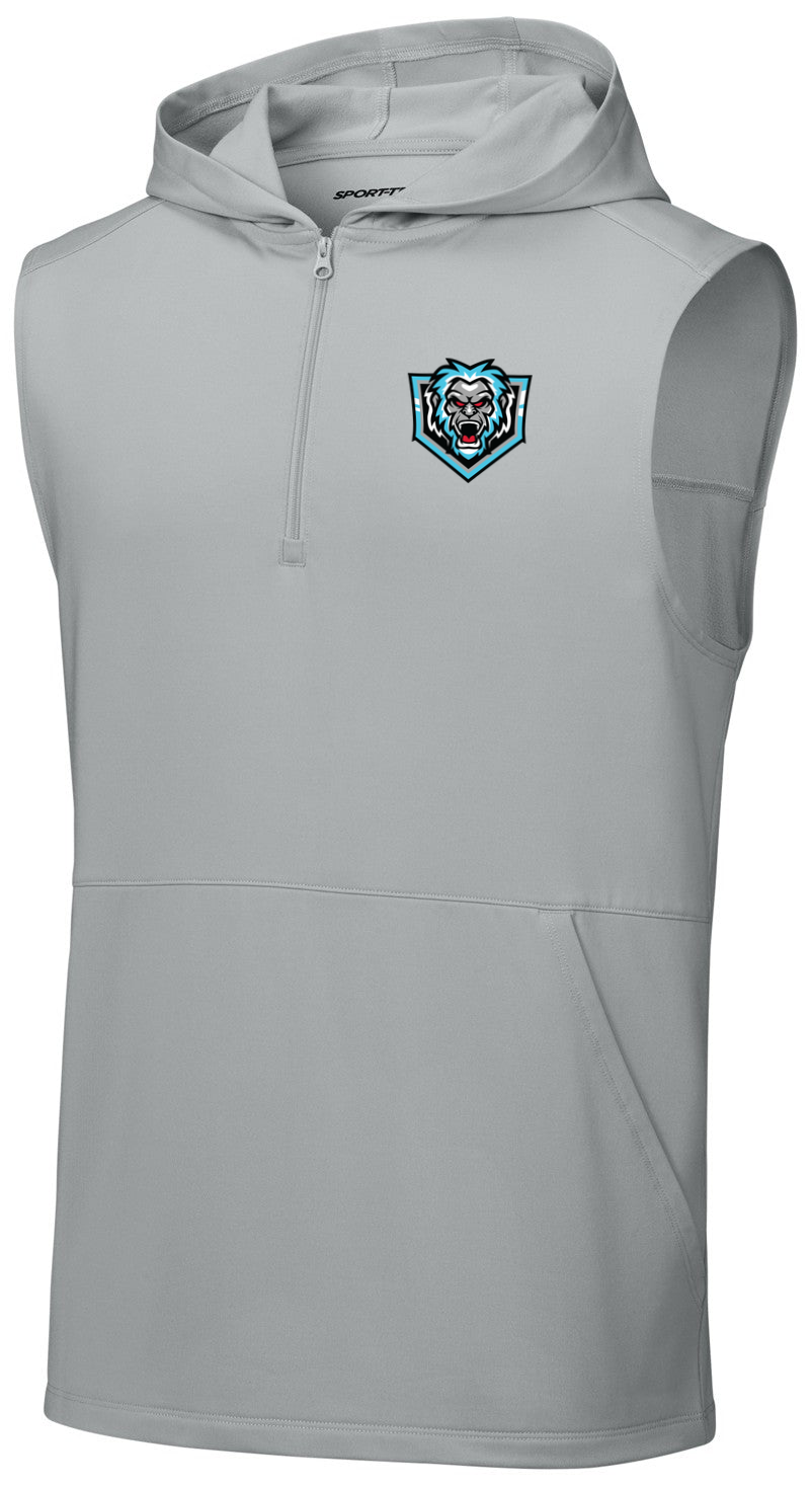 Sport-Wick Stretch Sleeveless Hooded 1/4-Zip