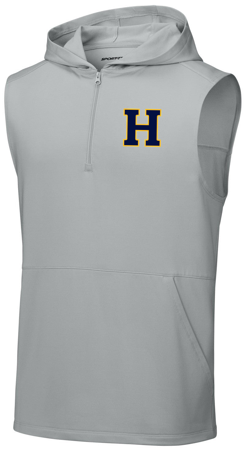 Sport-Wick Stretch Sleeveless Hooded 1/4-Zip