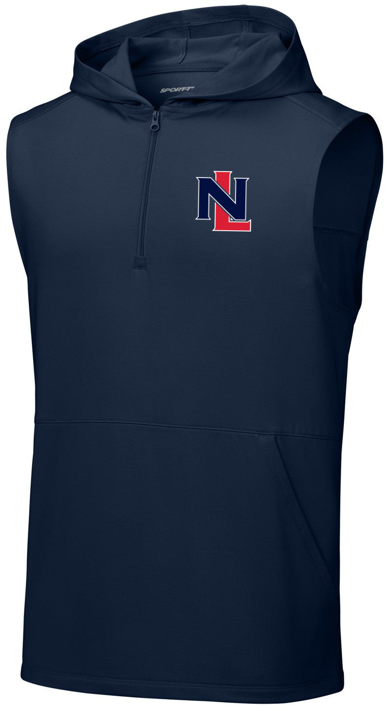 Sport-Wick Stretch Sleeveless Hooded 1/4-Zip