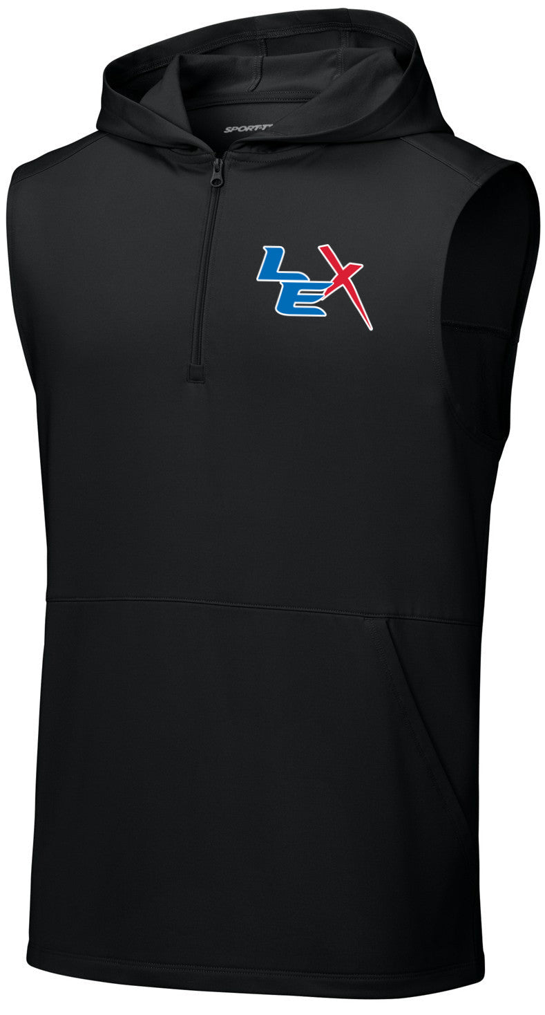 Sport-Wick Stretch Sleeveless Hooded 1/4-Zip