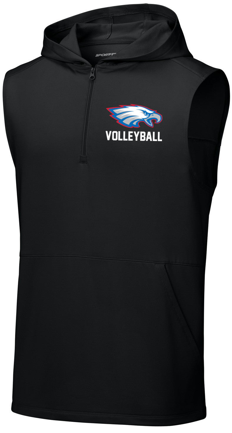 Sport-Wick Stretch Sleeveless Hooded 1/4-Zip