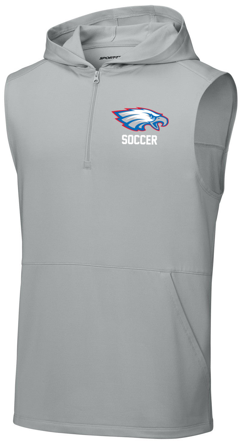 Sport-Wick Stretch Sleeveless Hooded 1/4-Zip