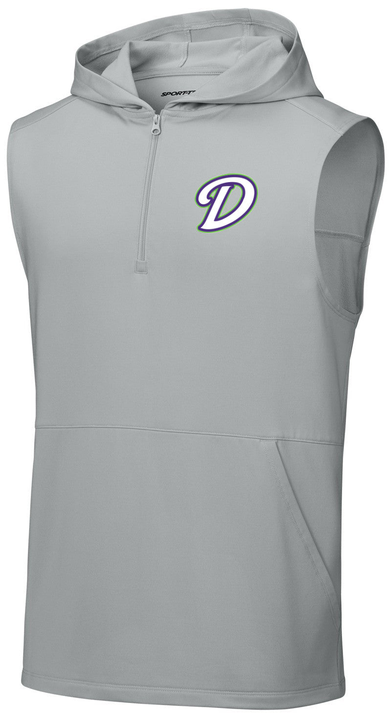 Sport-Wick Stretch Sleeveless Hooded 1/4-Zip