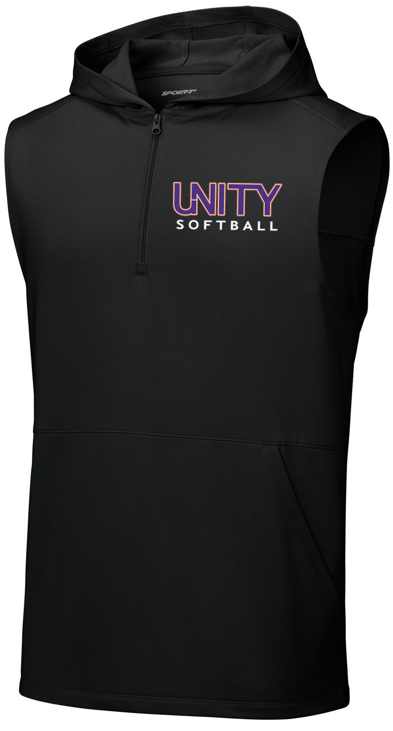 Sport-Wick Stretch Sleeveless Hooded 1/4-Zip