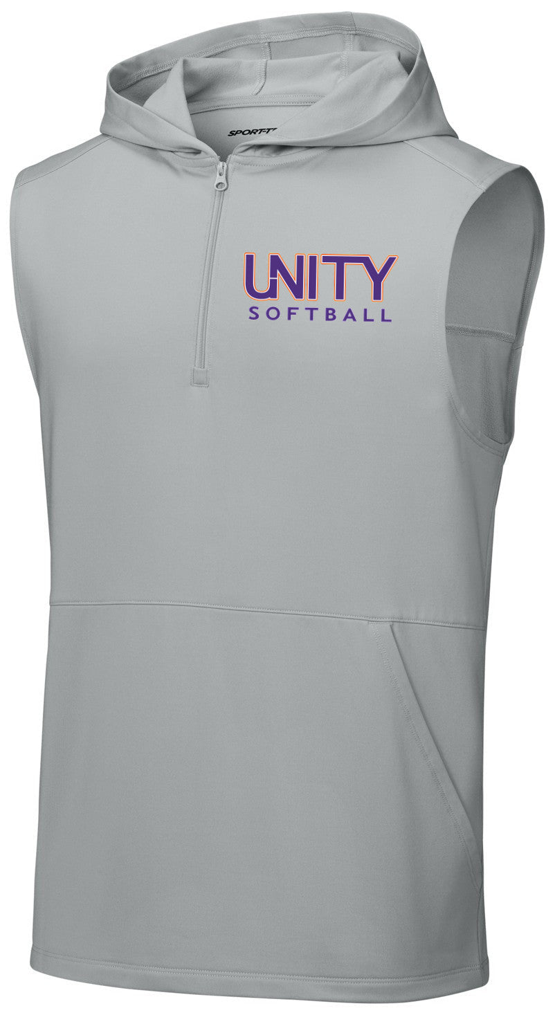 Sport-Wick Stretch Sleeveless Hooded 1/4-Zip
