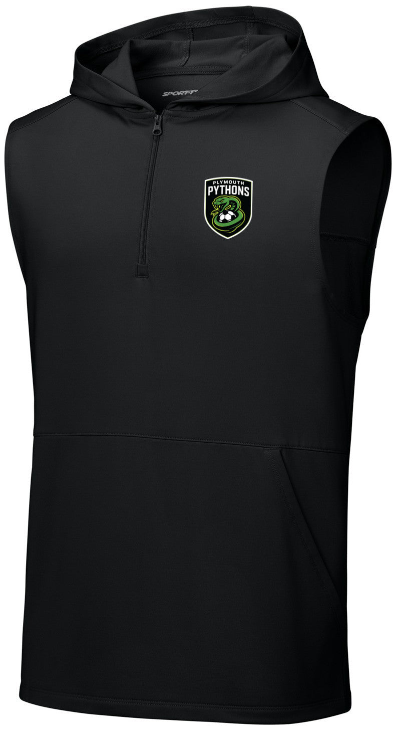 Sport-Wick Stretch Sleeveless Hooded 1/4-Zip
