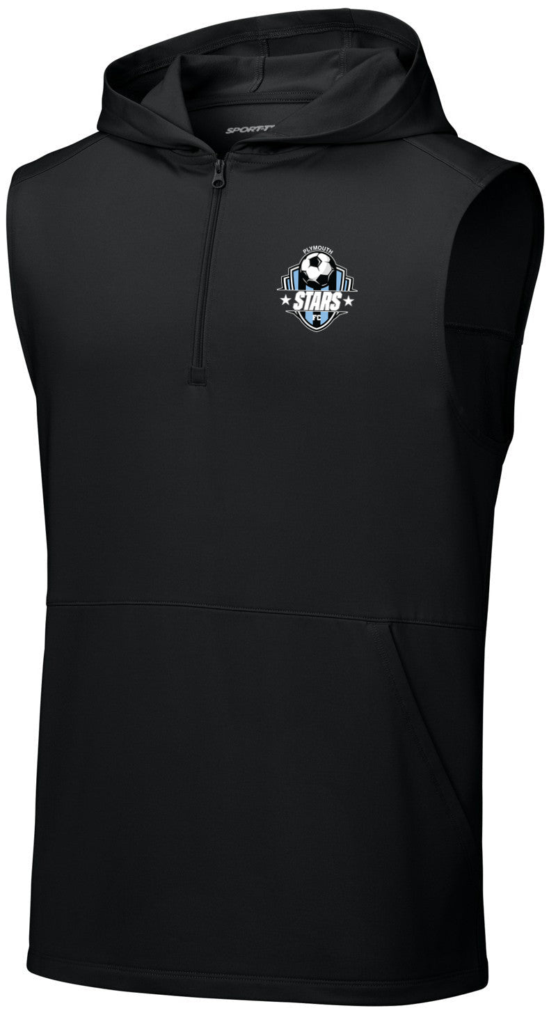 Sport-Wick Stretch Sleeveless Hooded 1/4-Zip