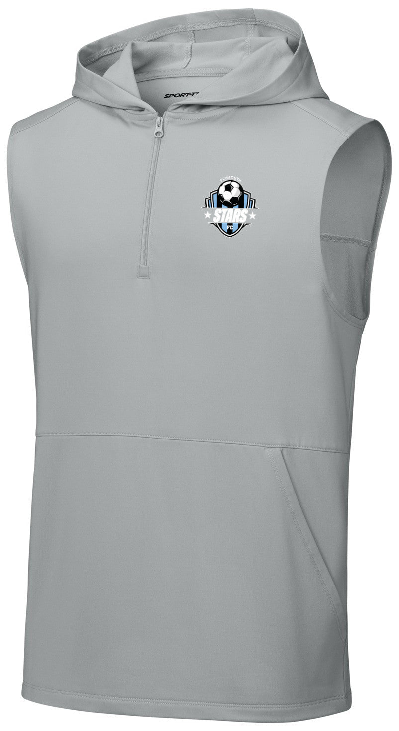 Sport-Wick Stretch Sleeveless Hooded 1/4-Zip