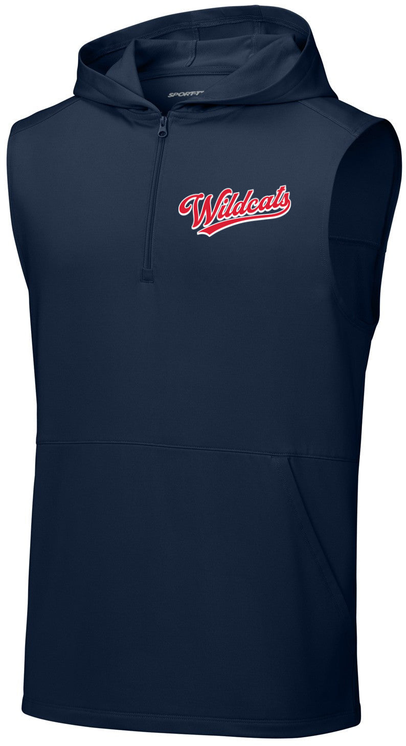 Sport-Wick Stretch Sleeveless Hooded 1/4-Zip