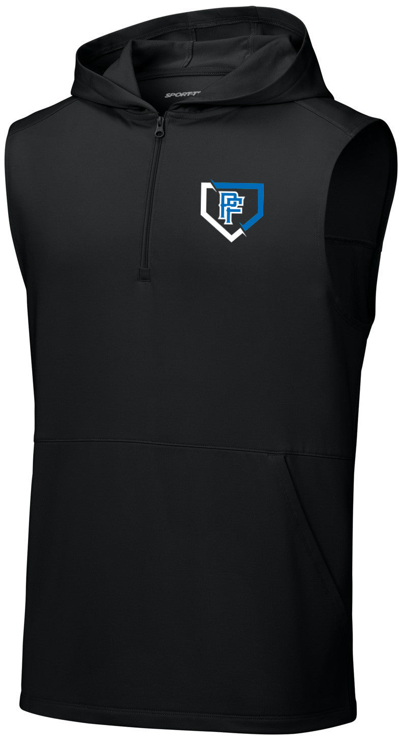 Sport-Wick Stretch Sleeveless Hooded 1/4-Zip