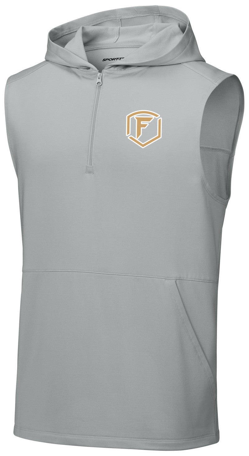 Sport-Wick Stretch Sleeveless Hooded 1/4-Zip