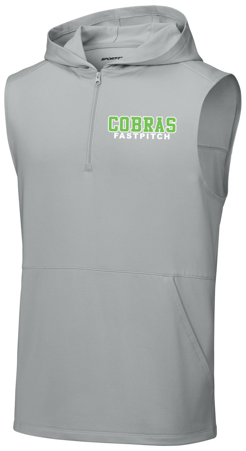 Sport-Wick Stretch Sleeveless Hooded 1/4-Zip