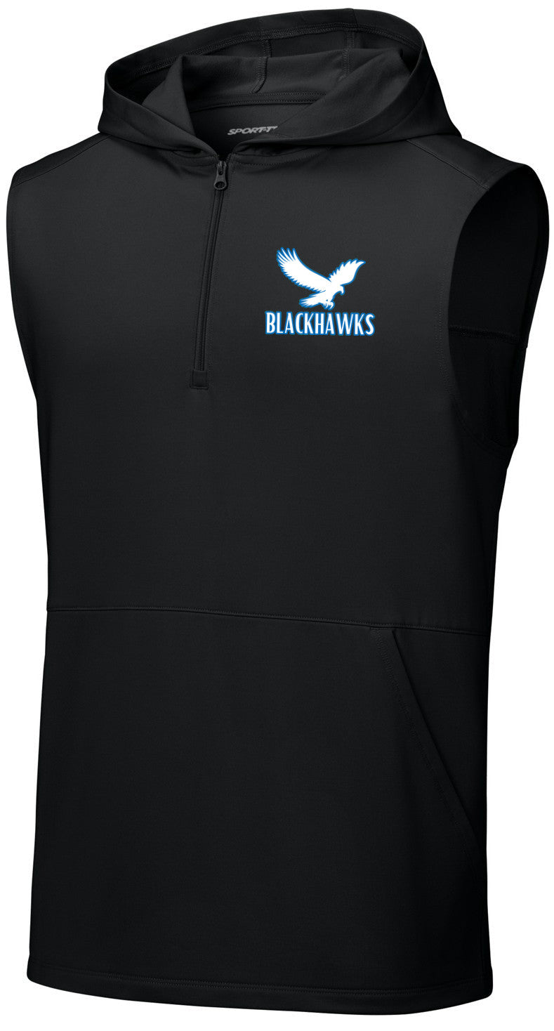 Sport-Wick Stretch Sleeveless Hooded 1/4-Zip