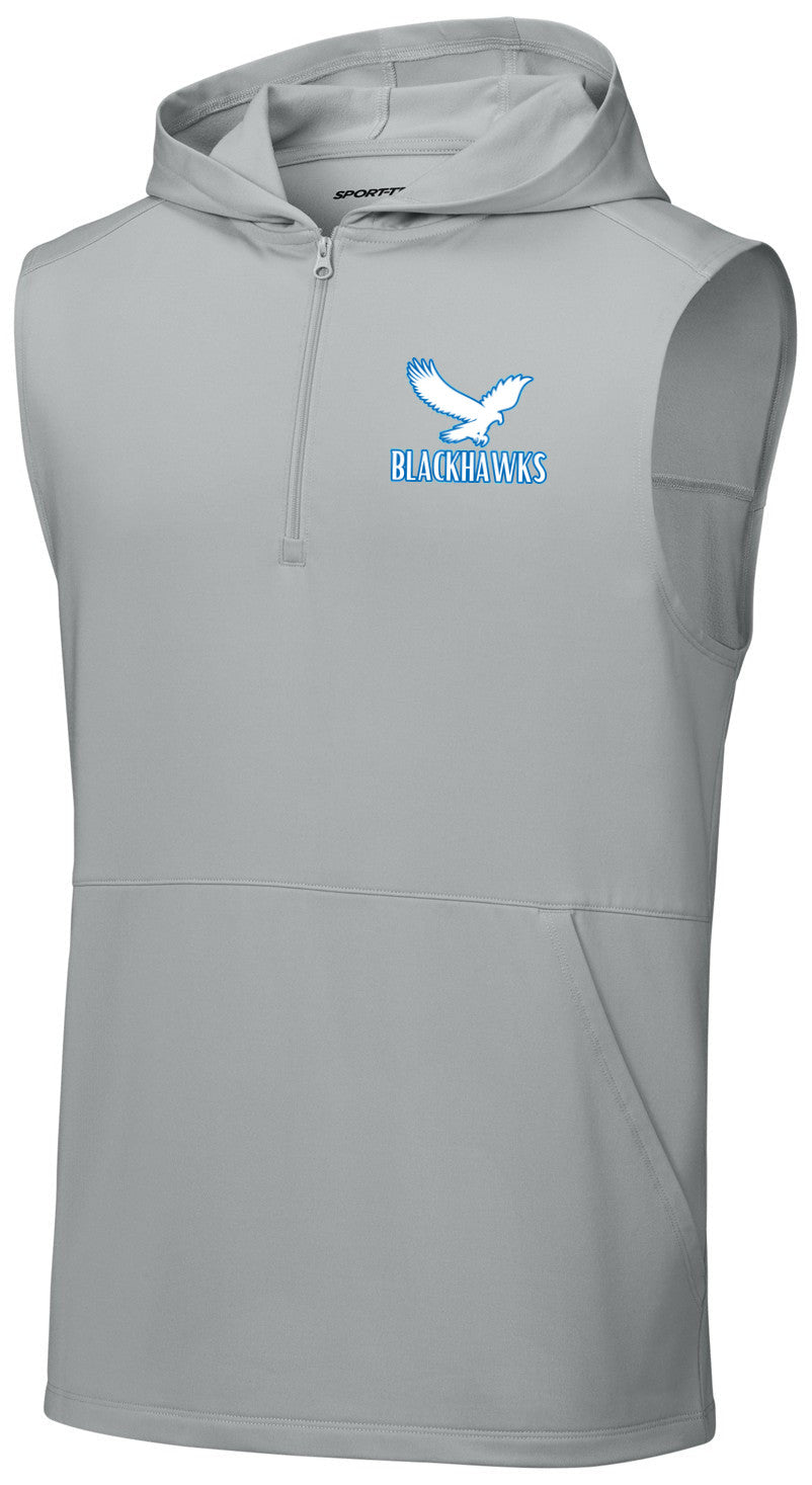 Sport-Wick Stretch Sleeveless Hooded 1/4-Zip
