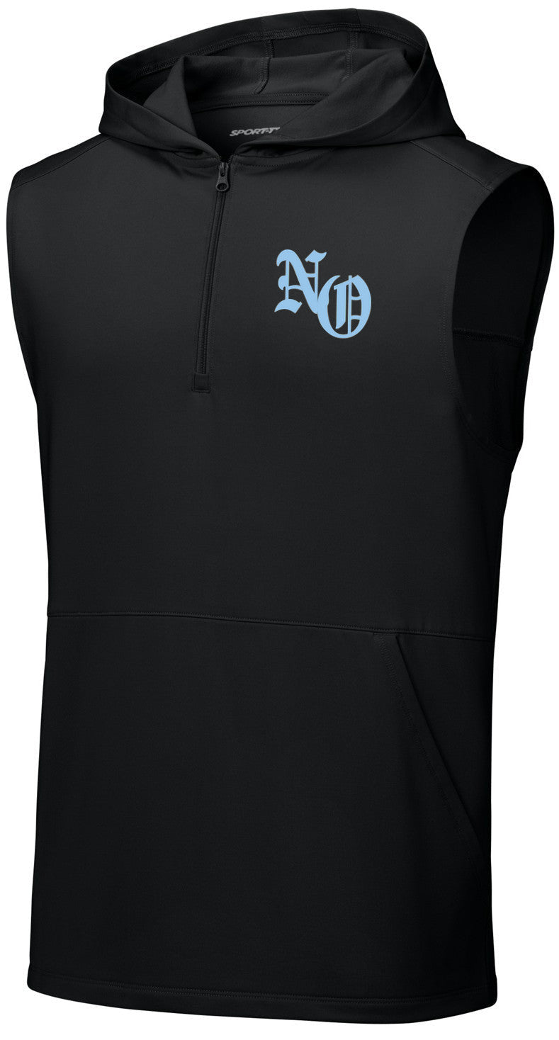 Sport-Wick Stretch Sleeveless Hooded 1/4-Zip