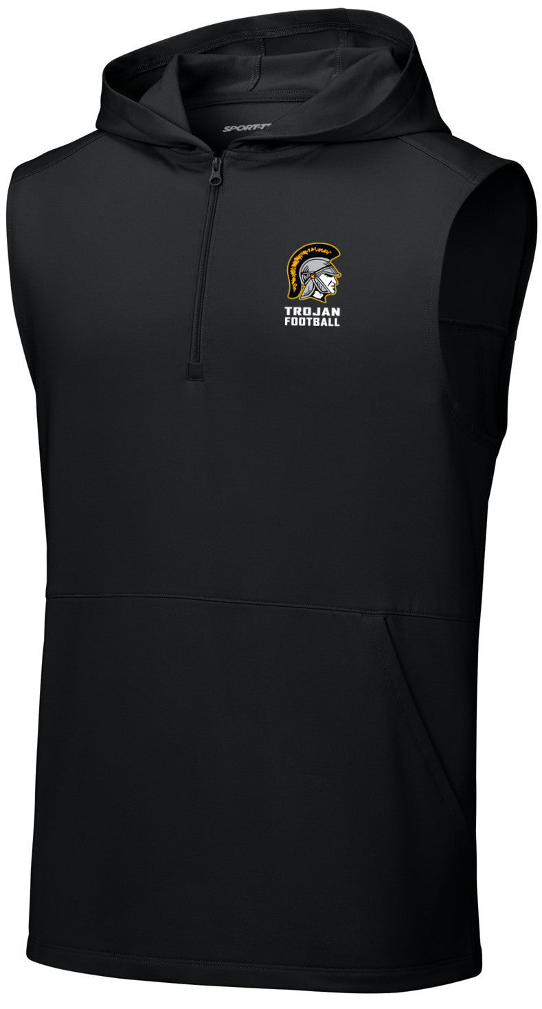 Sport-Wick Stretch Sleeveless Hooded 1/4-Zip
