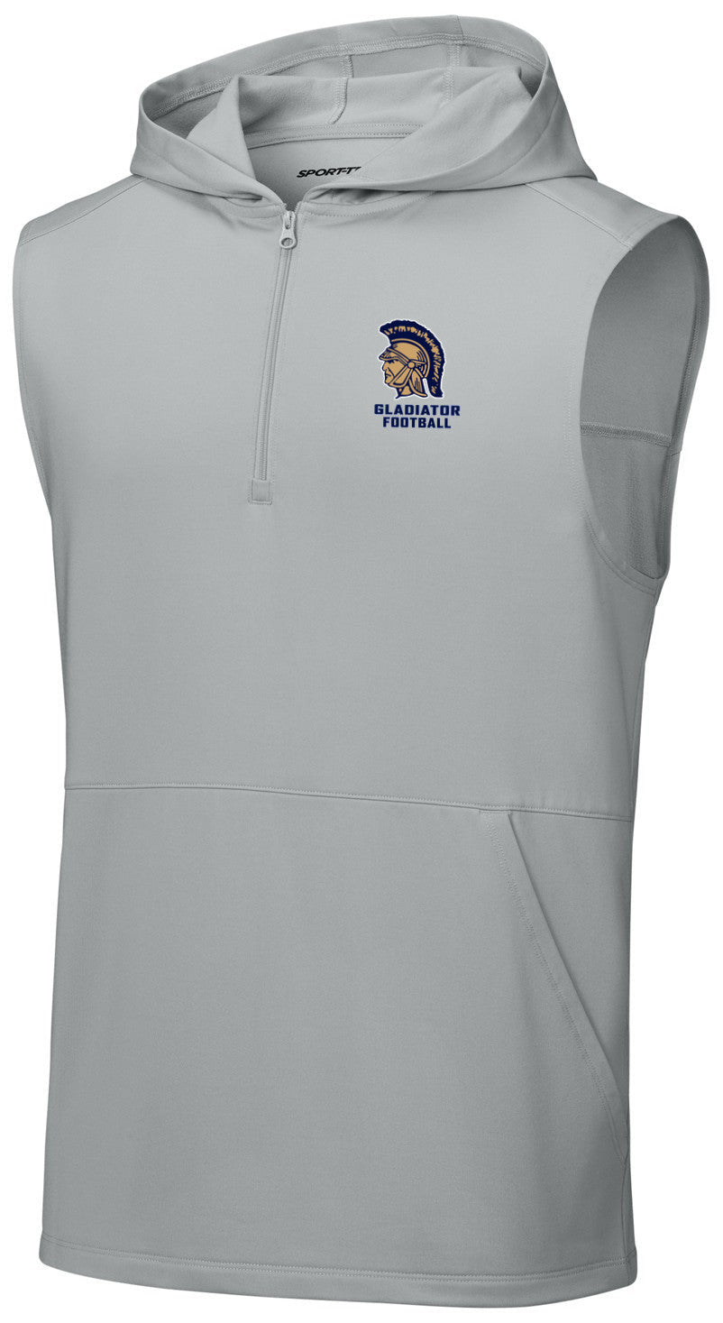 Sport-Wick Stretch Sleeveless Hooded 1/4-Zip