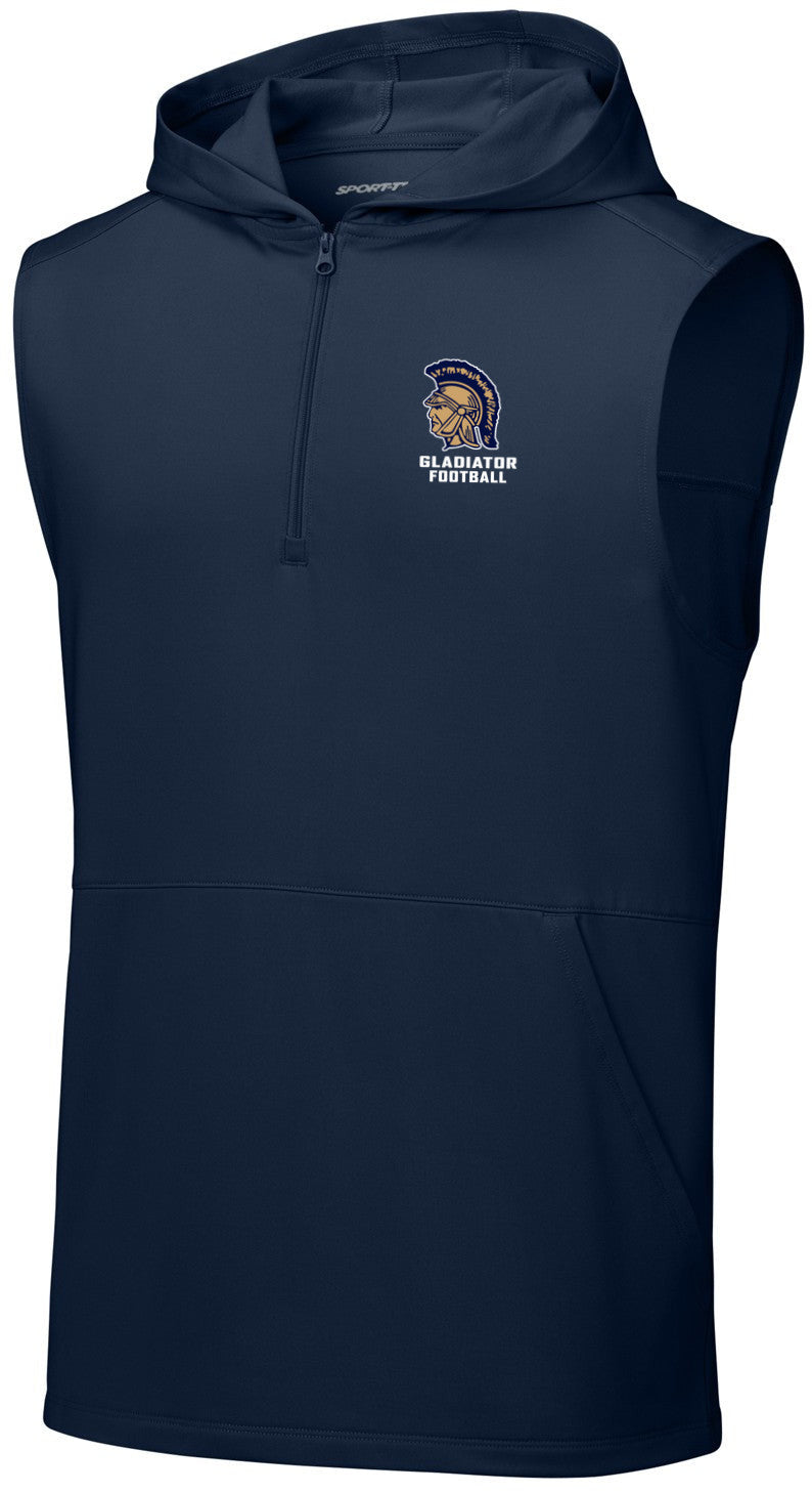 Sport-Wick Stretch Sleeveless Hooded 1/4-Zip