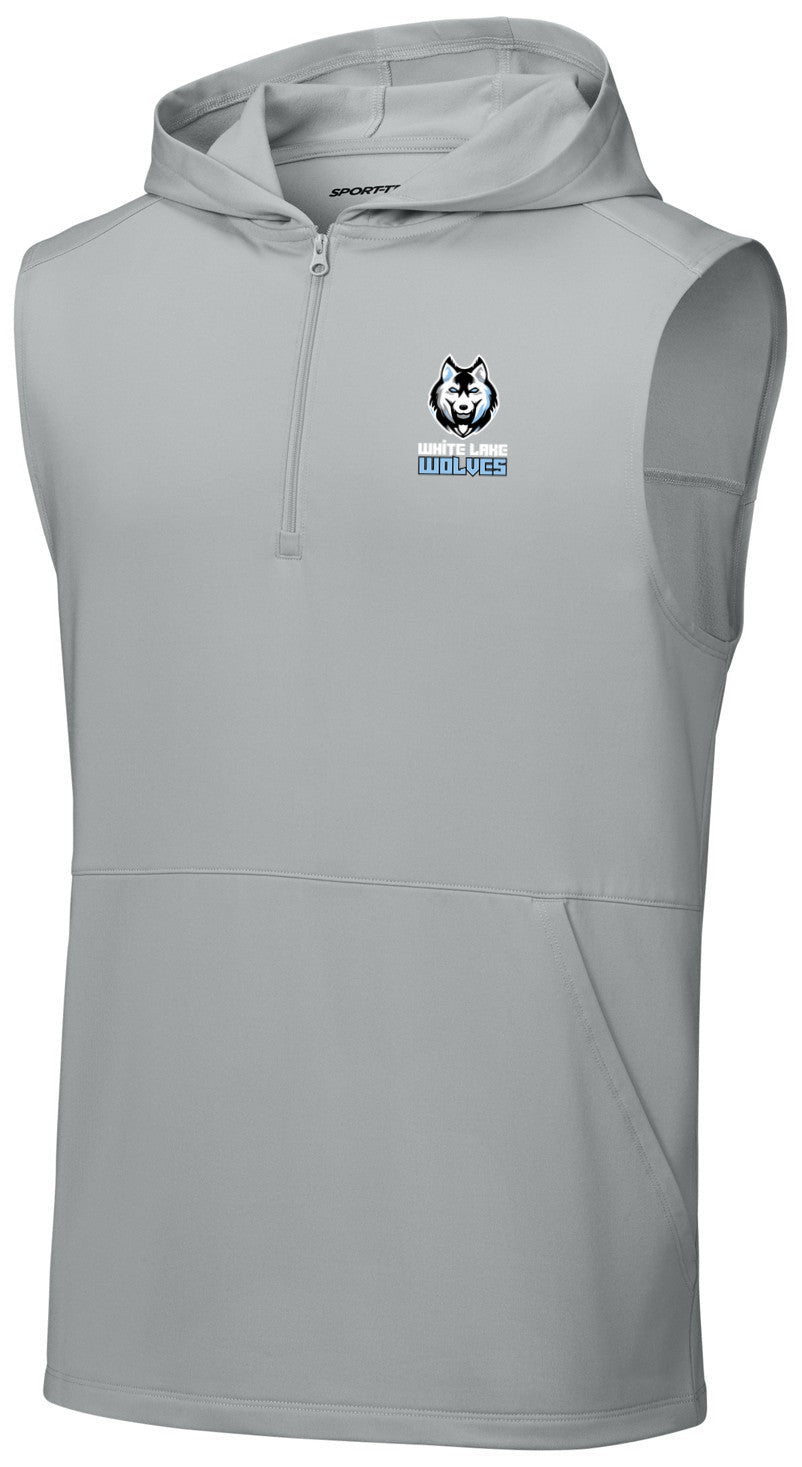 Sport-Wick Stretch Sleeveless Hooded 1/4-Zip
