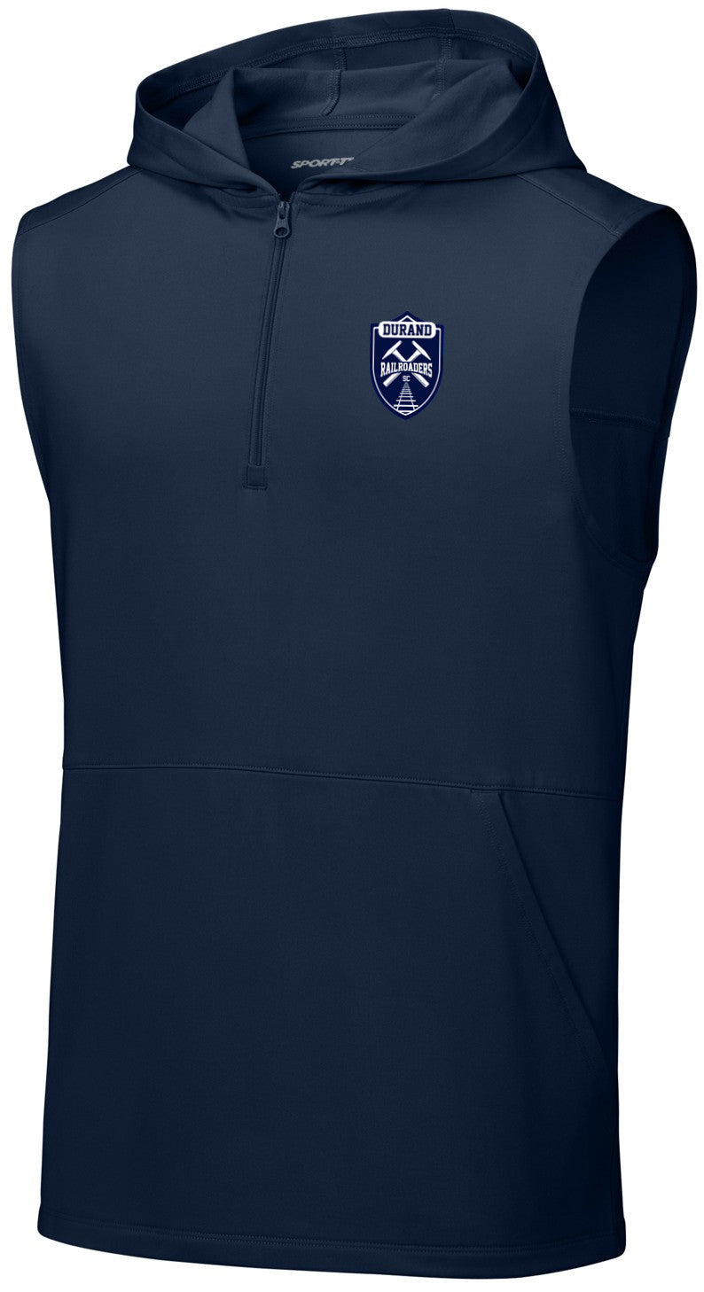 Sport-Wick Stretch Sleeveless Hooded 1/4-Zip