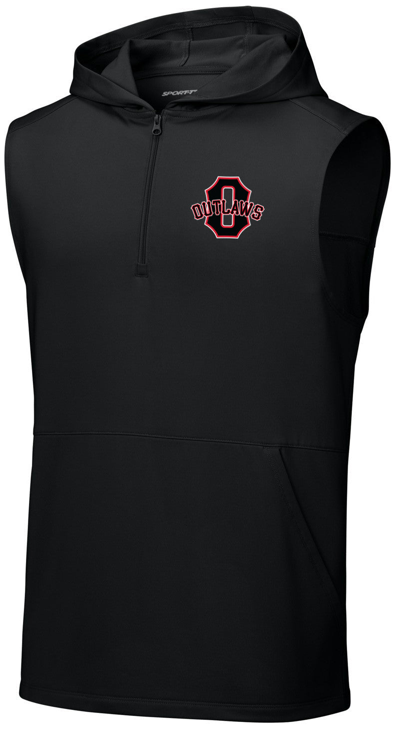Sport-Wick Stretch Sleeveless Hooded 1/4-Zip