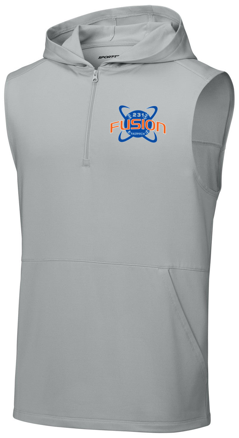 Sport-Wick Stretch Sleeveless Hooded 1/4-Zip