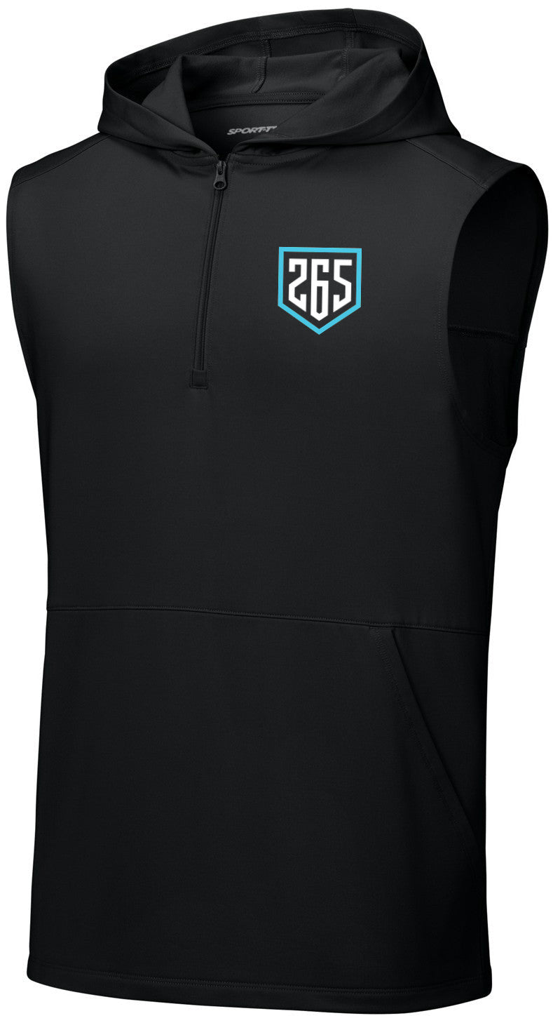 Sport-Wick Stretch Sleeveless Hooded 1/4-Zip