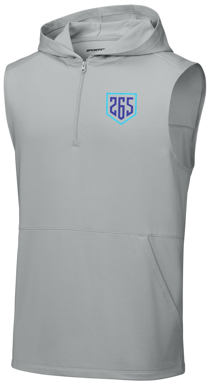 Sport-Wick Stretch Sleeveless Hooded 1/4-Zip
