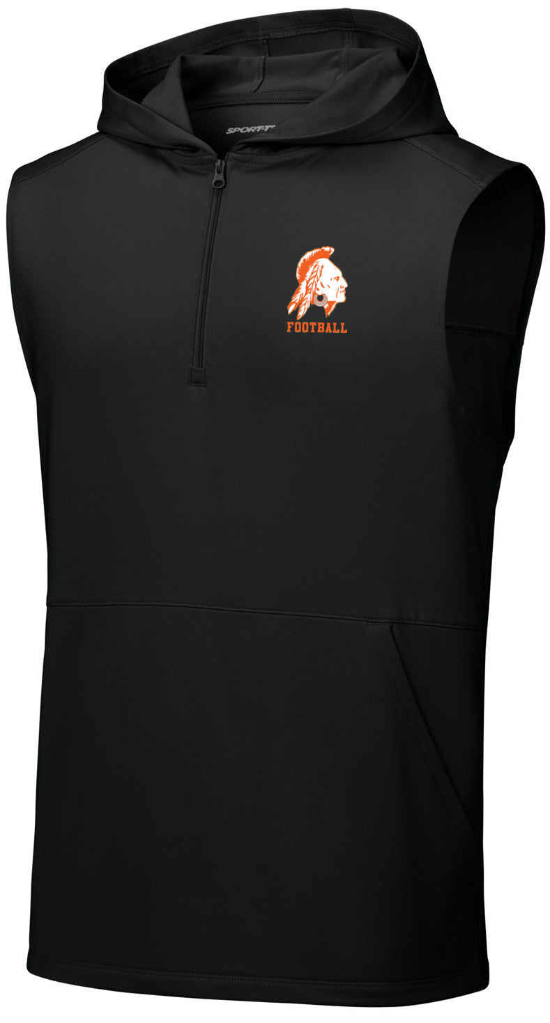 Sport-Wick Stretch Sleeveless Hooded 1/4-Zip