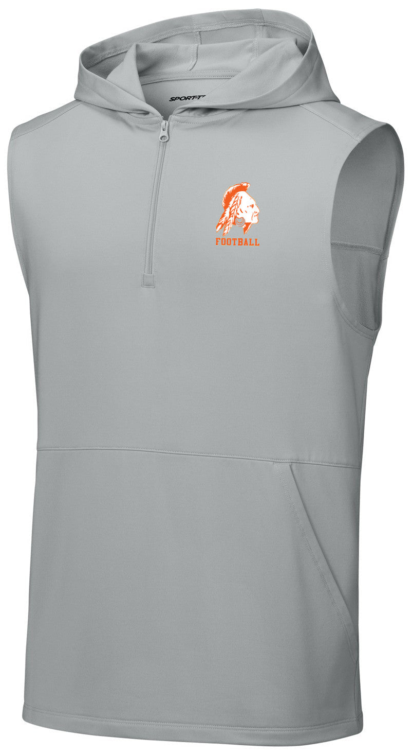 Sport-Wick Stretch Sleeveless Hooded 1/4-Zip