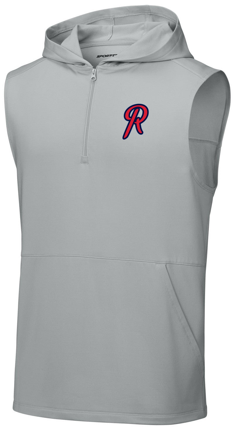 Sport-Wick Stretch Sleeveless Hooded 1/4-Zip