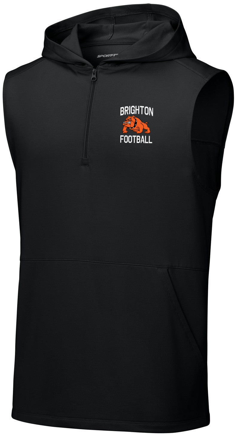 Sport-Wick Stretch Sleeveless Hooded 1/4-Zip