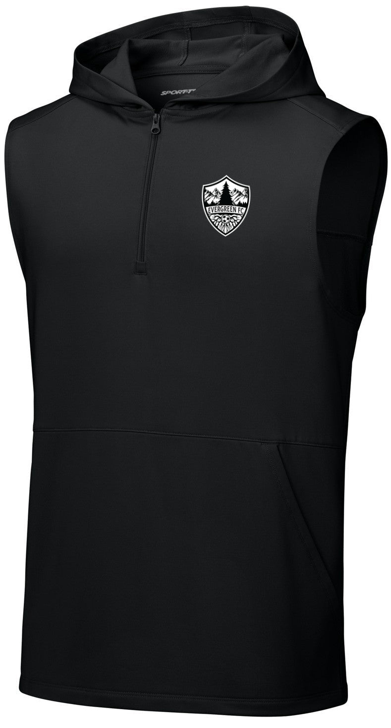 Sport-Wick Stretch Sleeveless Hooded 1/4-Zip