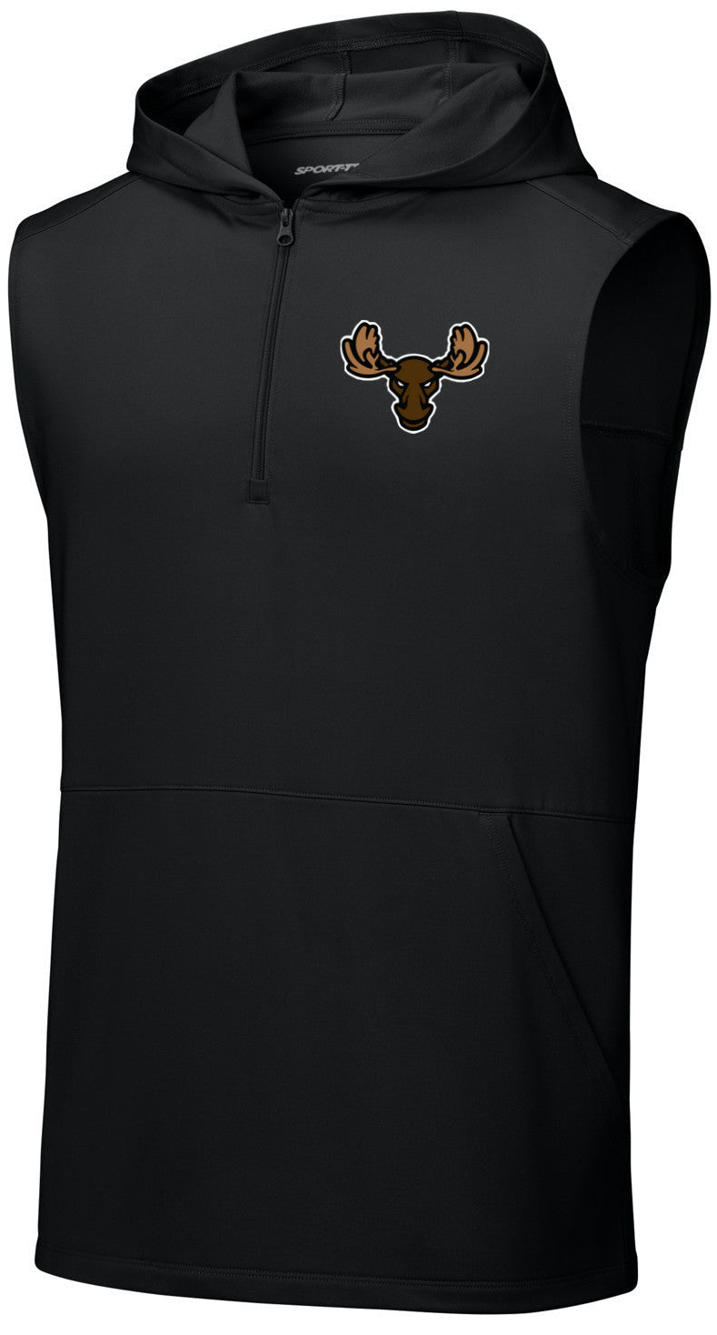 Sport-Wick Stretch Sleeveless Hooded 1/4-Zip