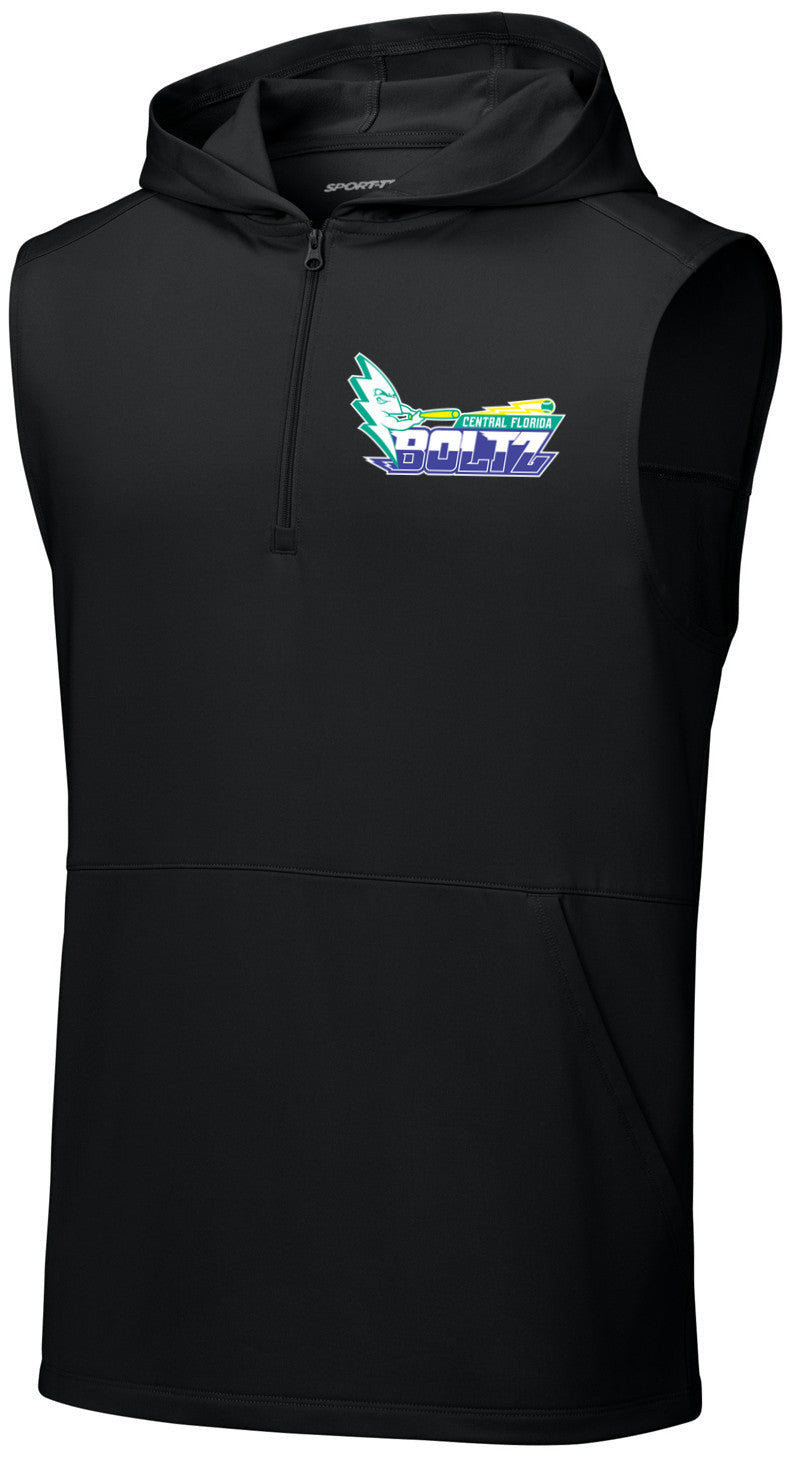 Sport-Wick Stretch Sleeveless Hooded 1/4-Zip