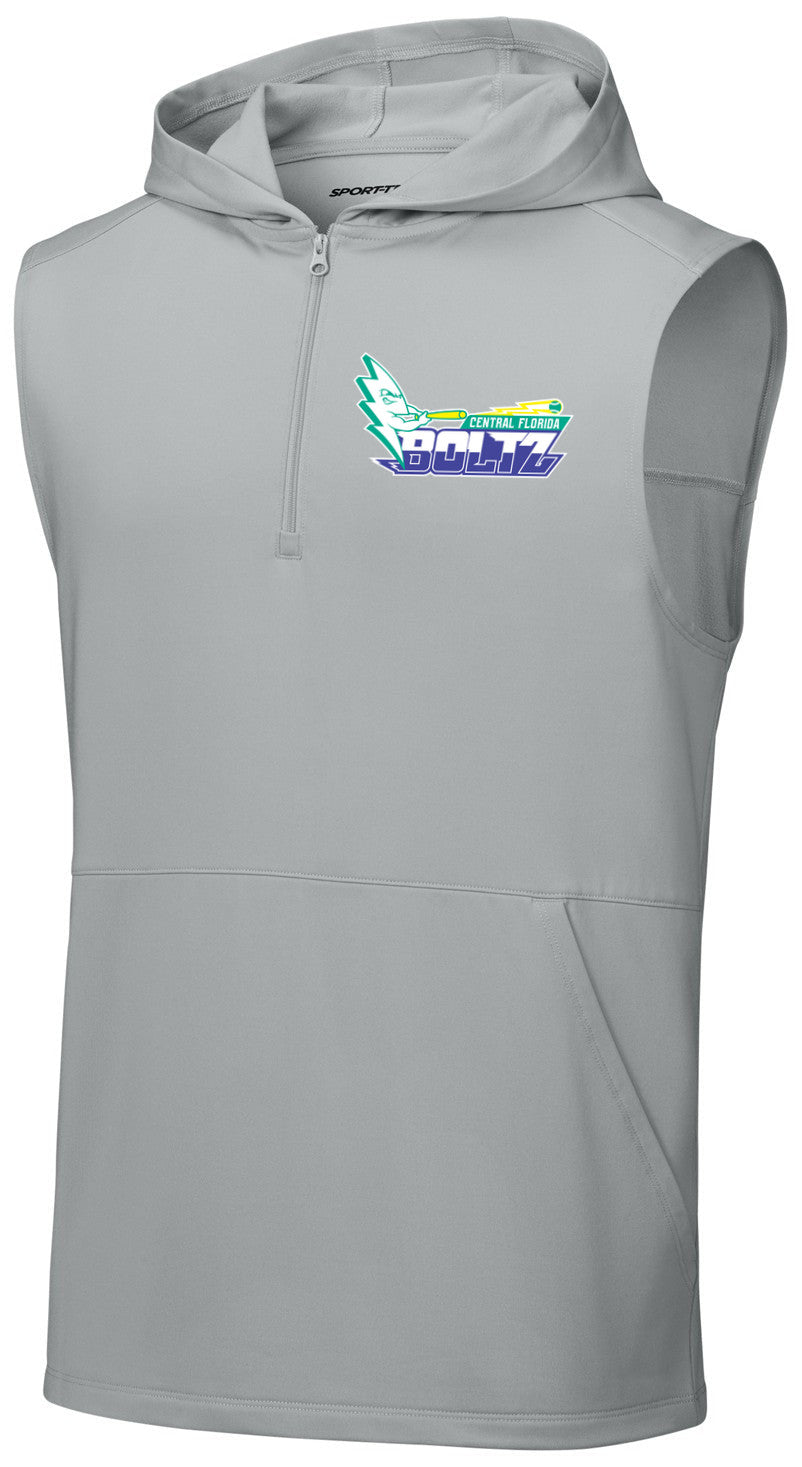 Sport-Wick Stretch Sleeveless Hooded 1/4-Zip