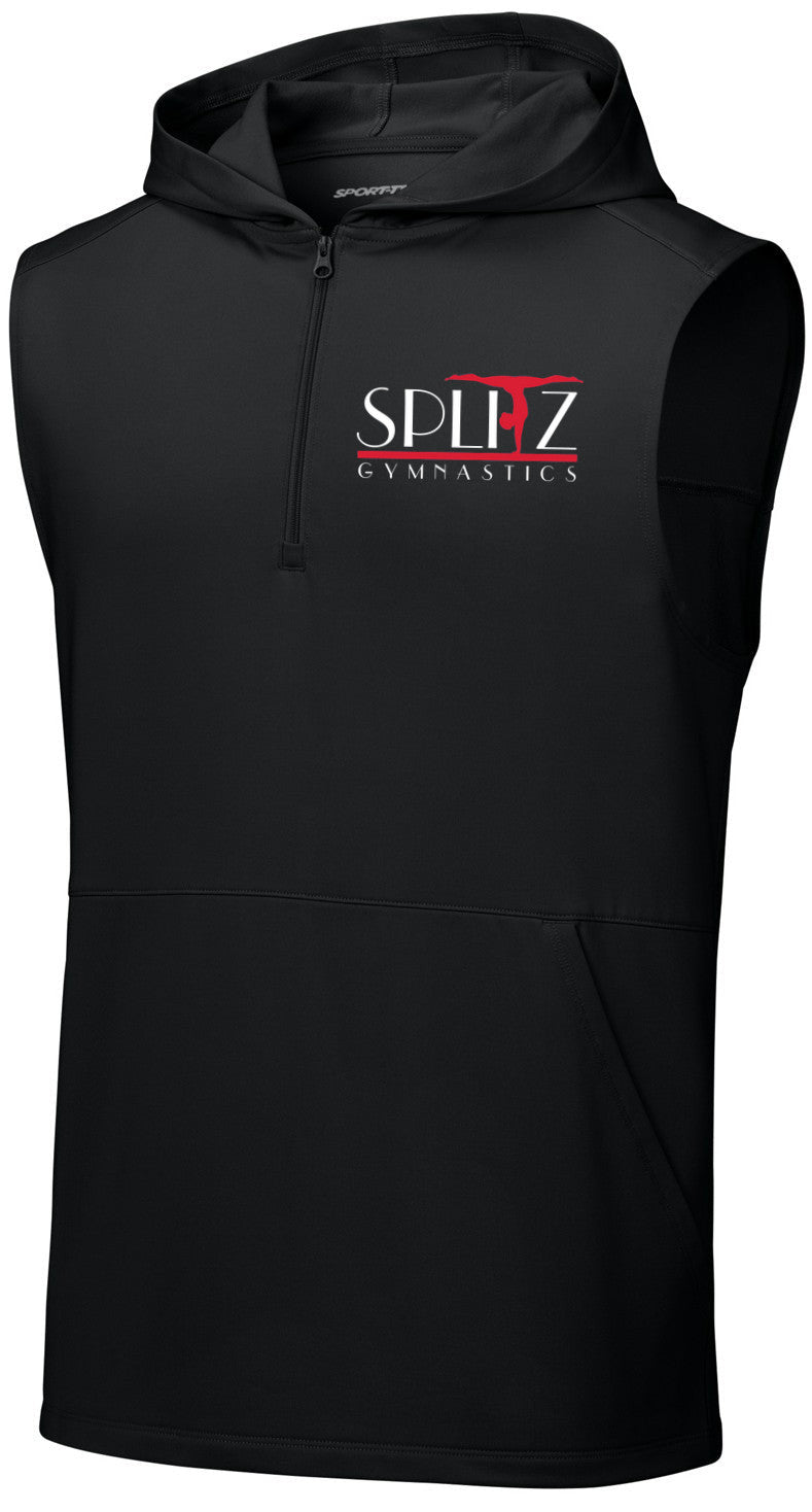 Sport-Wick Stretch Sleeveless Hooded 1/4-Zip