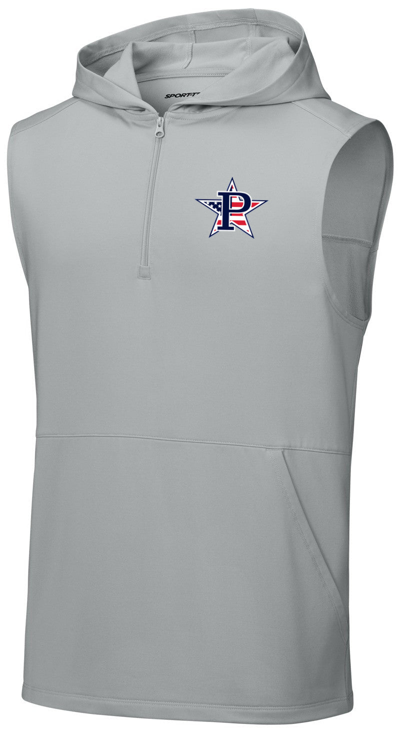 Sport-Wick Stretch Sleeveless Hooded 1/4-Zip